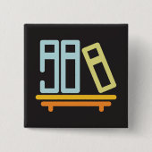 Minimalistisches grafisches Symbol der virtuellen  Button (Vorderseite)