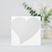 Minimalistisches graues Großherz Modernes, elegant (Stehend Vorderseite)