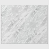 Minimalistisches graues Marmorwackelpapier Geschenkpapier (Flach)