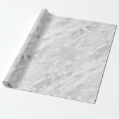 Minimalistisches graues Marmorwackelpapier Geschenkpapier (Ungerollt)