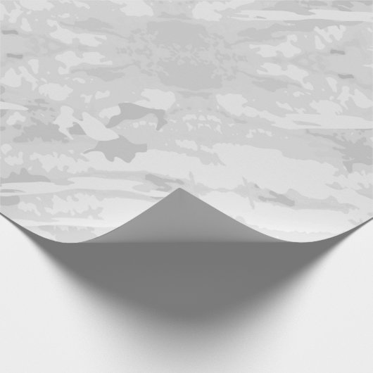 Minimalistisches graues Marmorwackelpapier Geschenkpapier (Ecke)