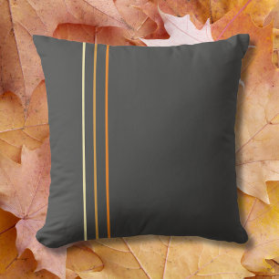 Minimalistisches graues Orangenkissen Kissen