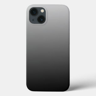 Minimalistisches Graues Schwarzes Ombre Case-Mate iPhone Hülle