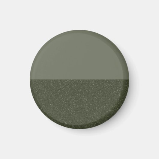 Minimalistisches Green Magnet mit zwei Tonen Moos (Vorne)