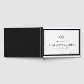 Minimalistisches Grenzblätterbuch Gästebuch (Voll)