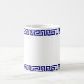 Minimalistisches griechisches Muster, angepasst IV Kaffeetasse (Mittel)