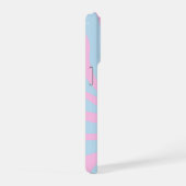 Minimalistisches Groovy Retro Meow Design iPhone Hülle (Rechte Seite)