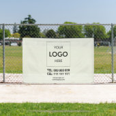 Minimalistisches grün banner (InSitu)