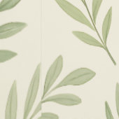 Minimalistisches Grünes botanisches Kinderzimmer Tapete (Naht)