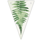 Minimalistisches Grünes Fern-Hochzeitsszeichen Wimpelkette (Dritte Fahne)