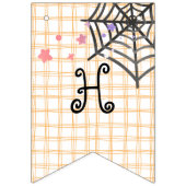 Minimalistisches halbes niedlich-gelbes Rosa Wimpelkette (Erste Fahne)