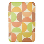 Minimalistisches Halbkreismuster Mitte des Jahrhun Badematte (Vorderseite Vertikal)