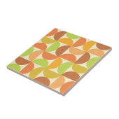 Minimalistisches Halbkreismuster Mitte des Jahrhun Fliese (Seite)