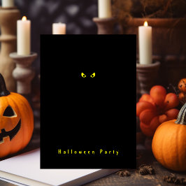 Minimalistisches Halloween-Party Einladung
