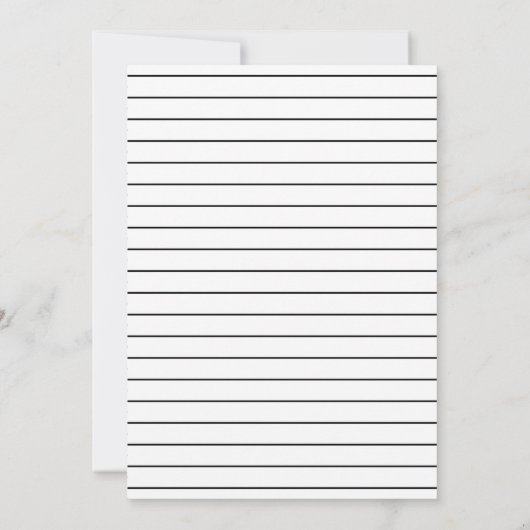 Minimalistisches handgeschriebenes Foto Herz Babyd Einladung (Rückseite)