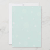 Minimalistisches handgeschriebenes Skript Brown Br Einladung (Rückseite)