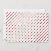 Minimalistisches handgeschriebenes Skript, rosa Br Einladung (Rückseite)