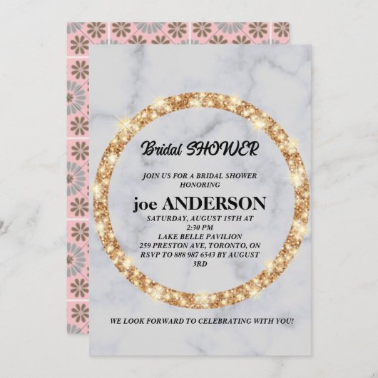 Minimalistisches handgeschriebenes Skriptschwarzes Einladung (Vorne/Hinten)