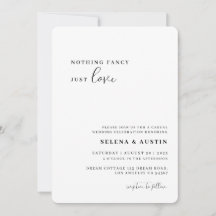 Minimalistisches Handscript Nichts Extravagant nur