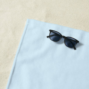 Minimalistisches hellblau schlicht strandtuch