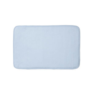 Minimalistisches hellblau schlichtes und modernes badematte