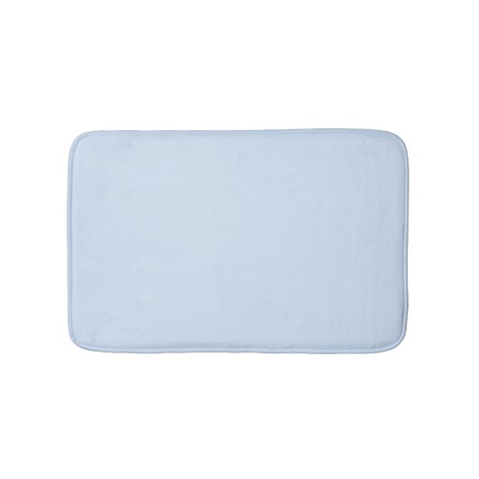Minimalistisches hellblau schlichtes und modernes badematte (Vorderseite)
