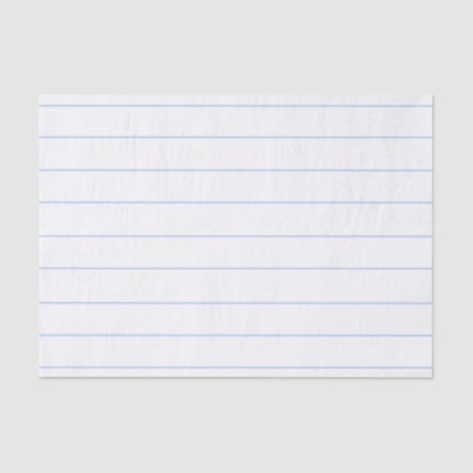 Minimalistisches, hellblau-weiß gestreiftes Muster Seidenpapier (Vorderseite)