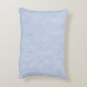 Minimalistisches hellblaues abstrakt modernes Must Dekokissen (Rückseite(Vertikal))