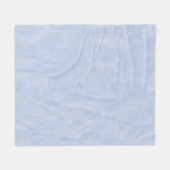 Minimalistisches hellblaues abstrakt modernes Must Fleecedecke (Vorderseite (Horizontal))