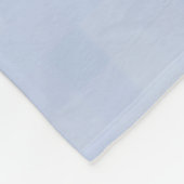 Minimalistisches hellblaues abstrakt modernes Must Fleecedecke (Ecke)