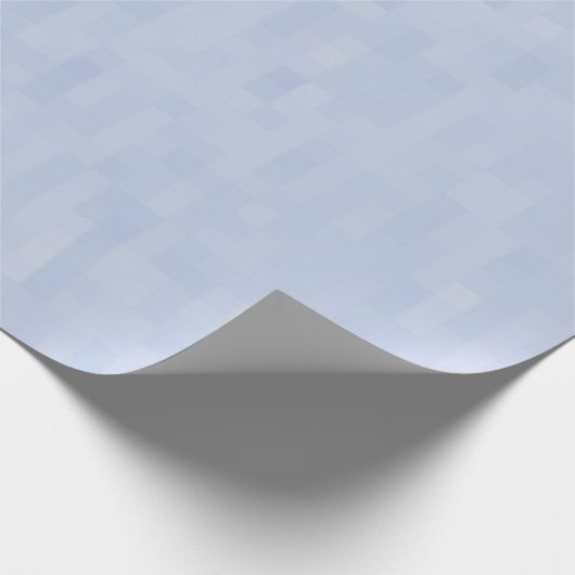 Minimalistisches hellblaues abstraktes Muster Geschenkpapier (Ecke)