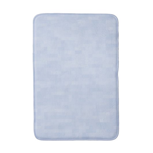 Minimalistisches hellblaues Muster Badematte (Vorderseite Vertikal)