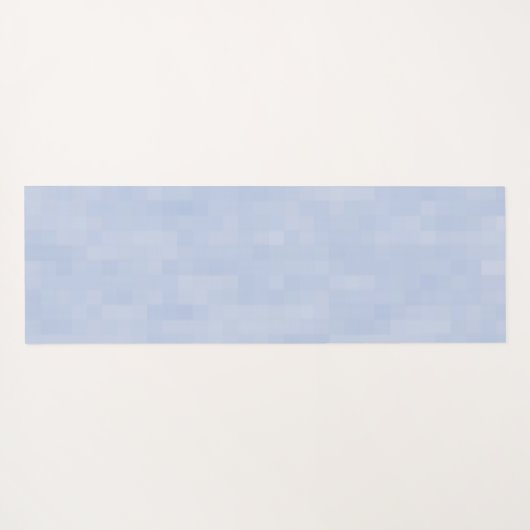 Minimalistisches hellblaues Muster, modern chic Yogamatte (Rückseite (Horizontal))