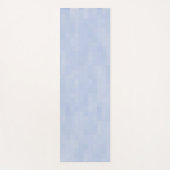 Minimalistisches hellblaues Muster, modern chic Yogamatte (Vorderseite)