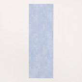 Minimalistisches hellblaues Muster, modern chic Yogamatte (Rückseite)