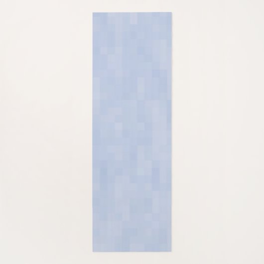 Minimalistisches hellblaues Muster, modern chic Yogamatte (Rückseite)