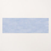 Minimalistisches hellblaues Muster, modern chic Yogamatte (Vorderseite (Horizontal))