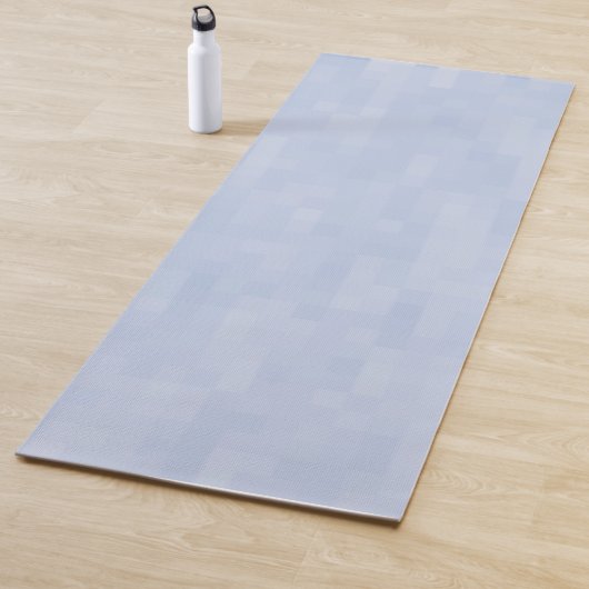 Minimalistisches hellblaues Muster, modern chic Yogamatte (Beispiel)