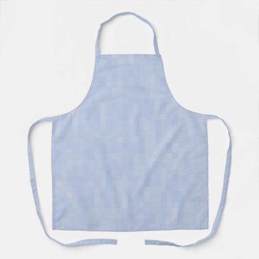 Minimalistisches hellblaues Muster Schürze (Vorderseite)