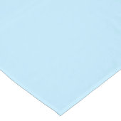 Minimalistisches, hellblaues Vogelflugmuster Tischdecke (Schrägansicht)