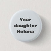 Minimalistisches helles Blau mit Silver Text Visit Button (Vorderseite)