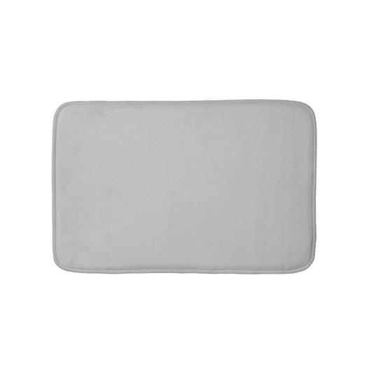 Minimalistisches hellgraues, schlicht elegantes mo badematte (Vorderseite)