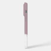 Minimalistisches hellrosa Gehäuse iPhone Hülle (Linke Seite)