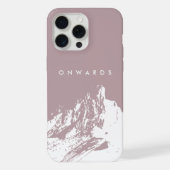 Minimalistisches hellrosa Gehäuse iPhone Hülle (Rückseite)