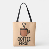 Minimalistisches Herz-Dampf-Tasche-Design Tasche (Rückseite)