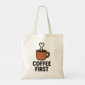 Minimalistisches Herz-Dampf-Tasche-Design Tragetasche (Rückseite)