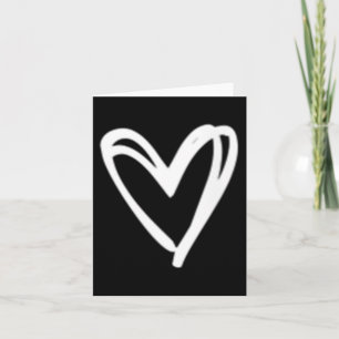 Minimalistisches Herz Karte