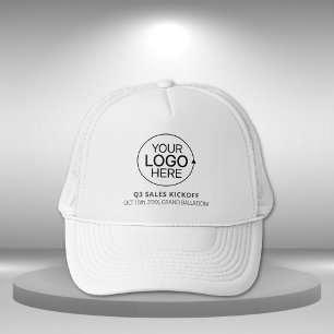 Minimalistisches Hinzufügen Ihres Logo-Marketings  Truckerkappe