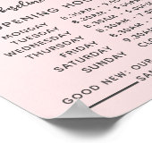 Minimalistisches Hinzufügen Ihres Logos einfache Ö Poster (Ecke)