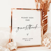 Minimalistisches Hochzeitseglied, Moderne Hochzeit Poster